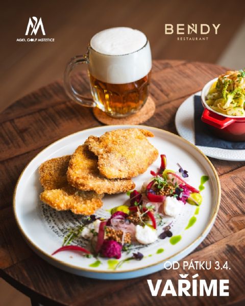 Od 3. 4. opět vaříme v Bendy Restaurant